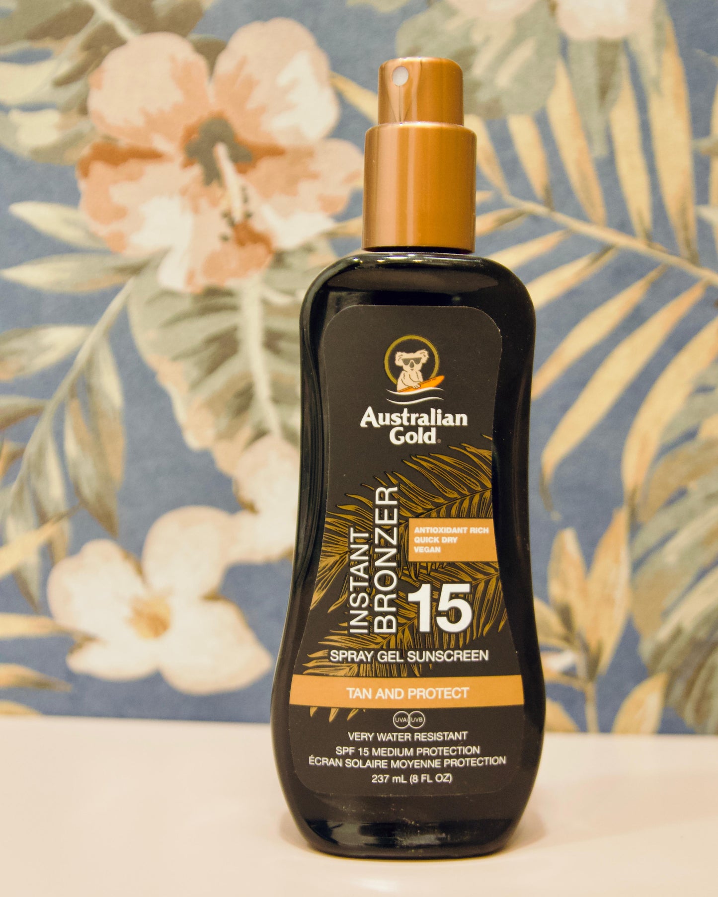SPF 15 SPRAY GEL con BRONZER 237ml